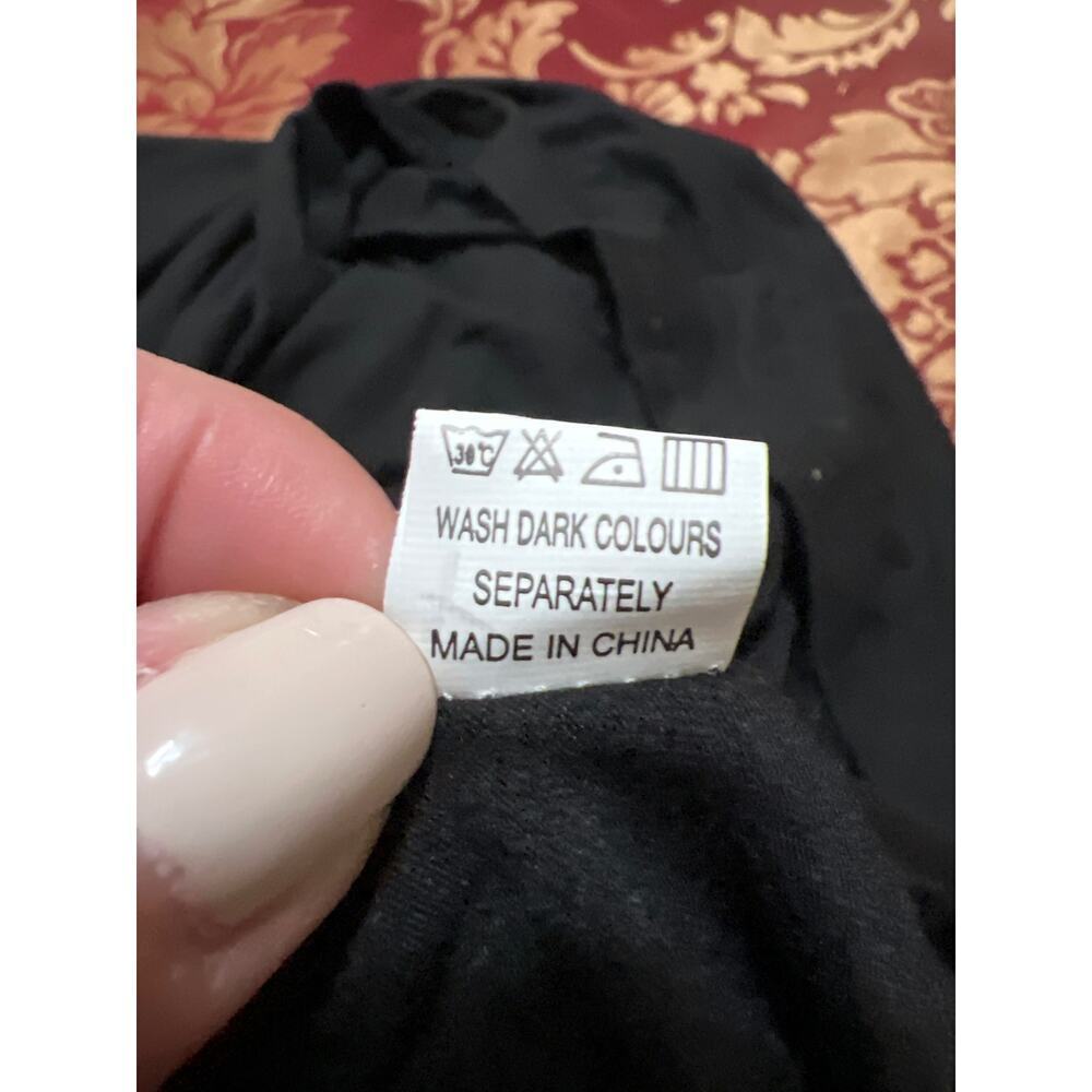 Women's Casual Cotton Blend V-Neck Short Sleeve Tiered Midi Dress NWT Size S - Picture 8 of 9